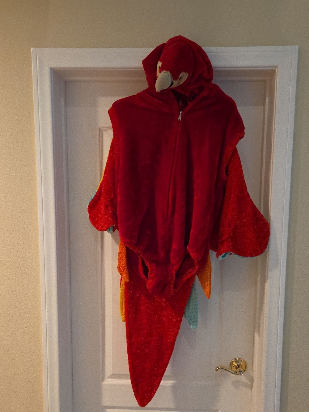 Plush Red Parrot Bird Halloween Costume XL 7 8
